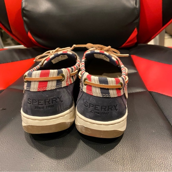 Sperry Top-Sider Angelfish Navy/Red Strap Boat Shoes STS83333 Women's Size 8 - Picture 4 of 8